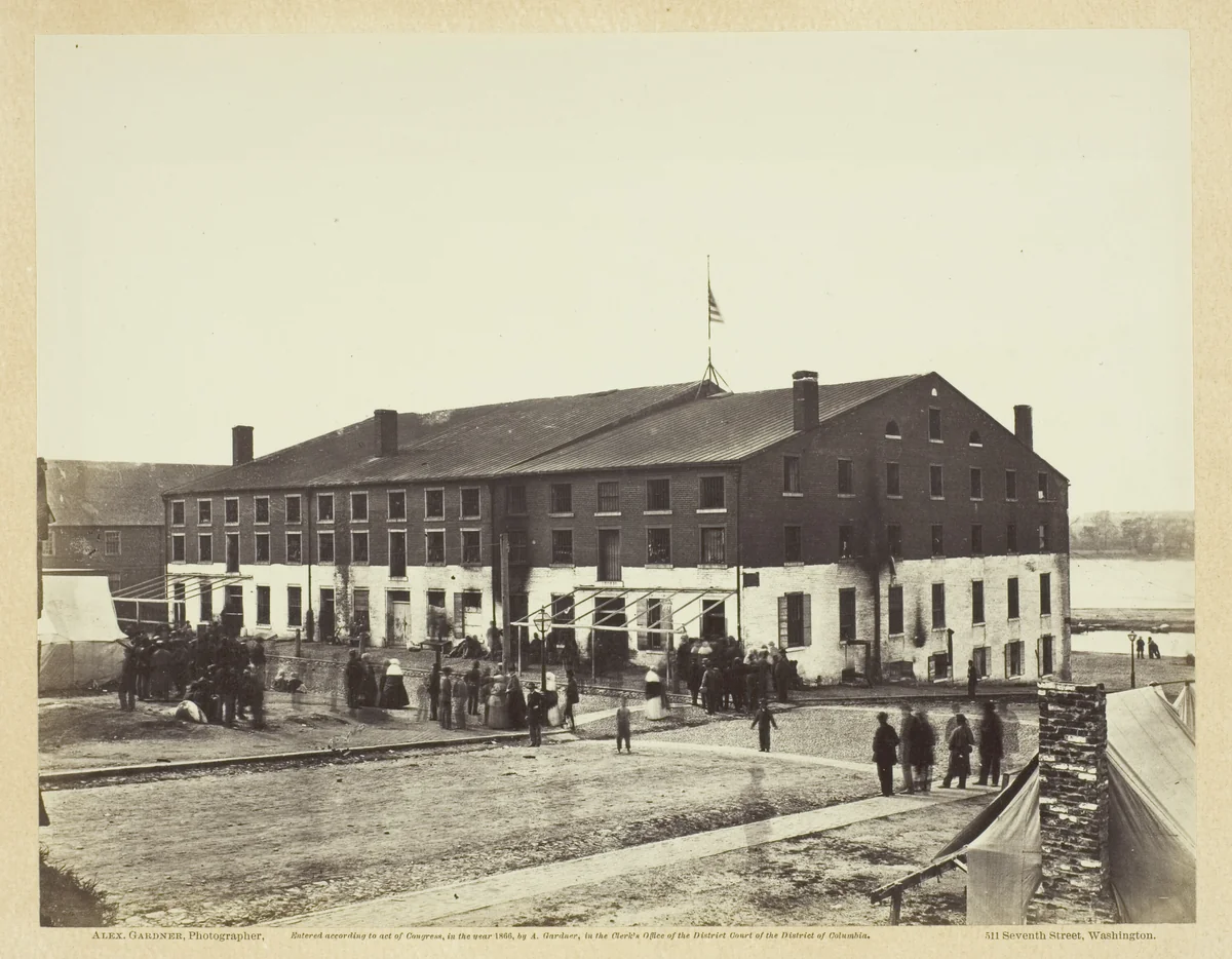 Libby Prison, Richmond, Virginia by Alexander Gardner, photograph, 1864
