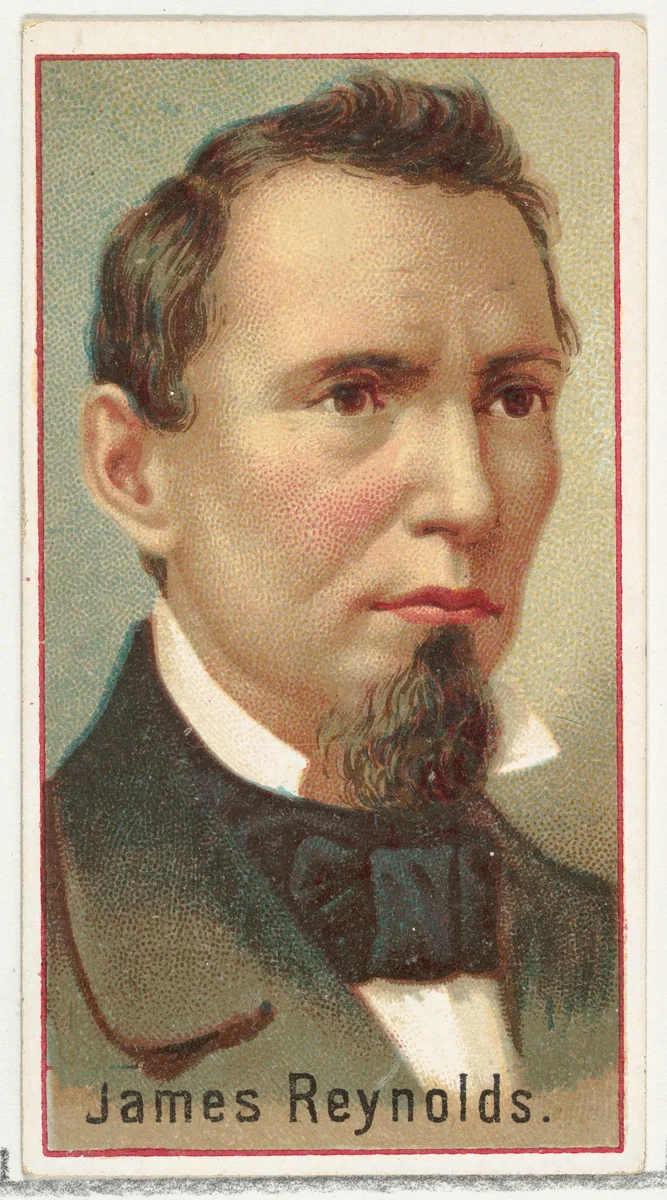 James Reynolds, printer's sample for the World's Inventors souvenir album (A25) for Allen & Ginter Cigarettes by Allen & Ginter, print, 1888