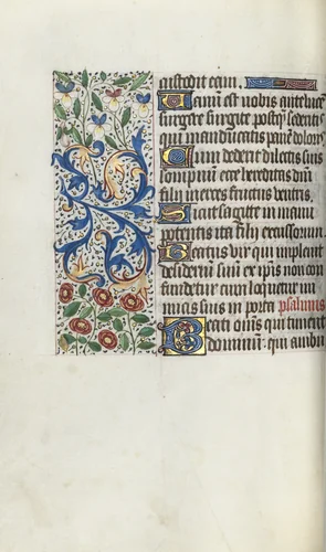 Book of Hours (Use of Rouen): fol. 68v by Master of the Geneva Latini, book, 1465-1475