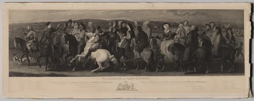 Pilgrimage to Canterbury by Luigi Schiavonetti, print, 1812-1822