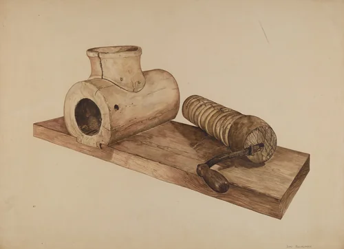 Potato Grinder by Doris Hollingsworth, index of american design, 1940