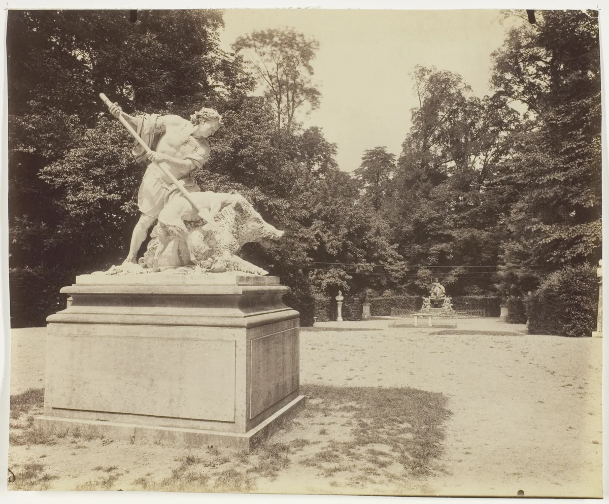 Versailles, Bosquet de l' Arc de Triomphe by Jean-Eugène-Auguste Atget, photograph, 1901