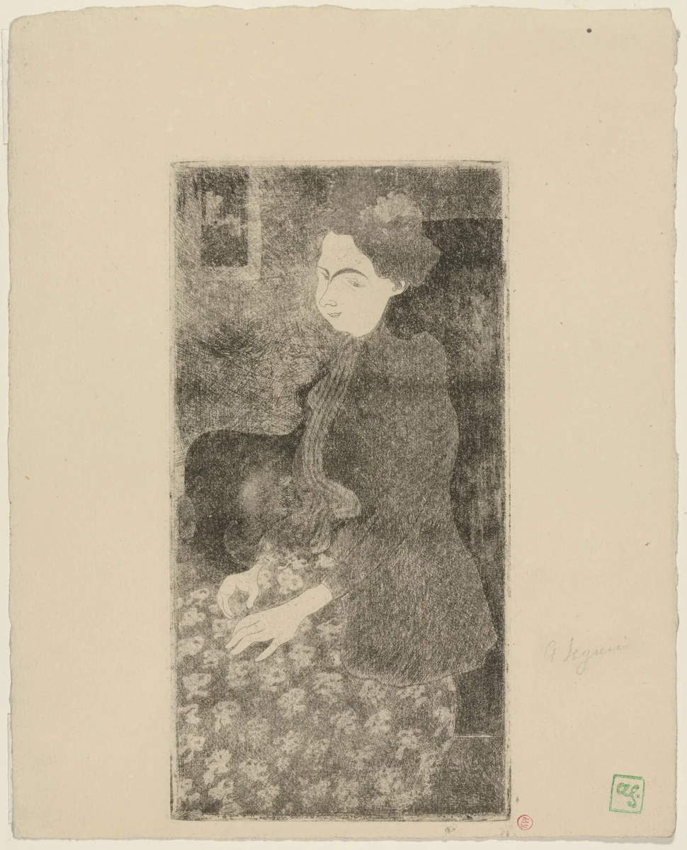 Breton Woman by Armand Séguin, print, 1891