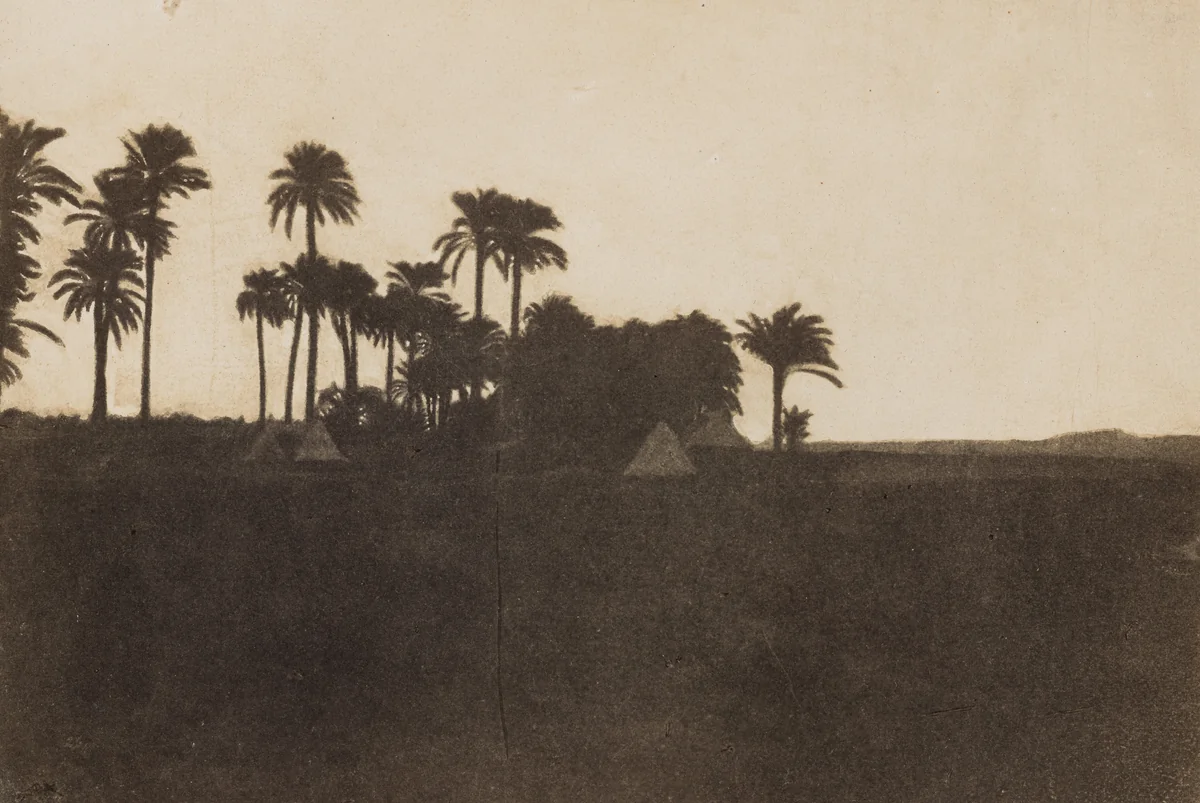 Camp a Accaba by Ernest Benecke, photograph, 1852