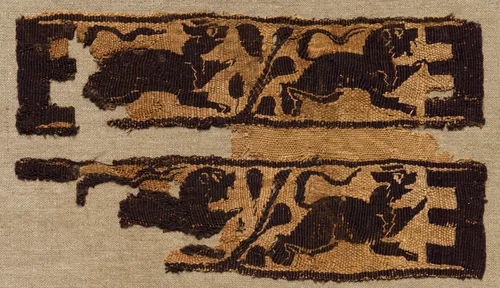 Fragment, Sleeve Ornament from a Tunic by Unknown, textile, 500-599