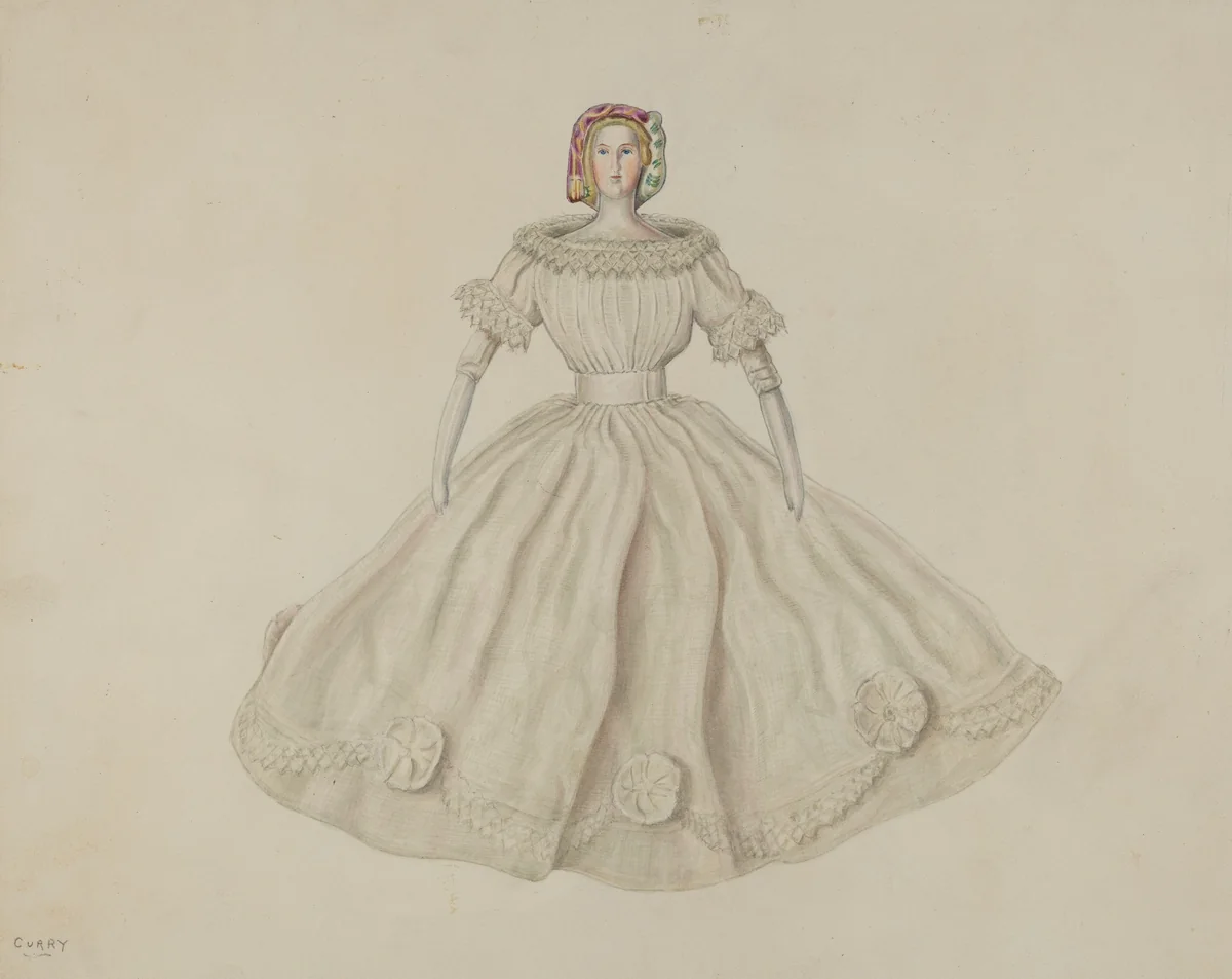 Costume Doll by Al Curry, index of american design, 1938