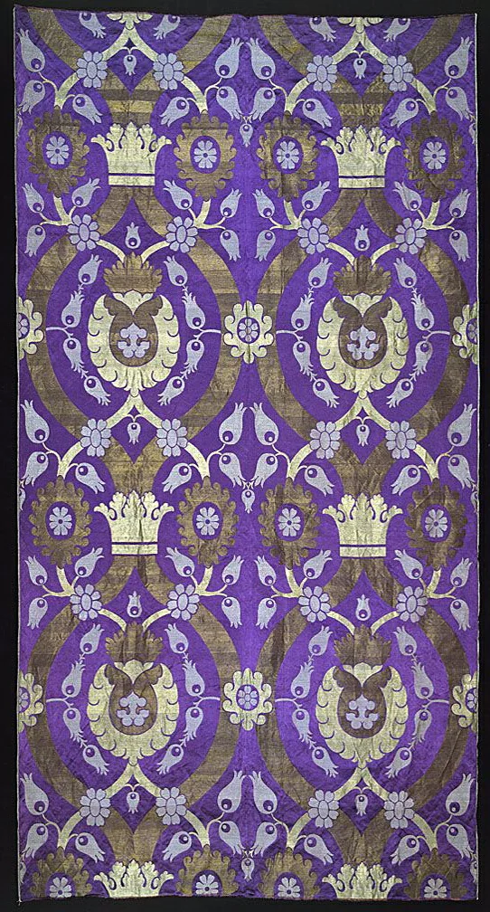 Panel (Furnishing Fabric) by Alexander Morton, textile, 1885-1890