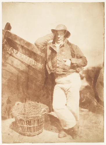 Newhaven Fisherman by Hill and Adamson, photograph, 1843-1847