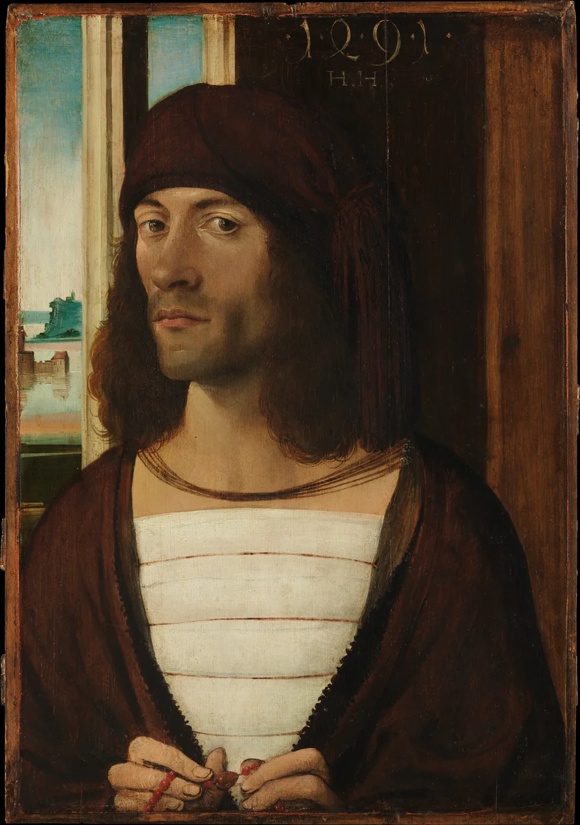 Portrait of a Man by Painter, painting, 1491