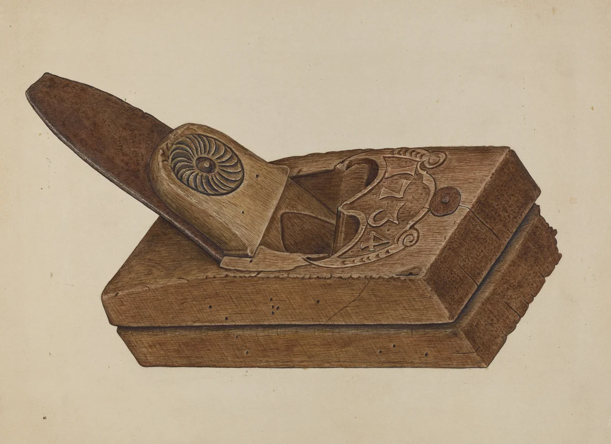 Plane by Frances Godfrey, index of american design, 1935-1942