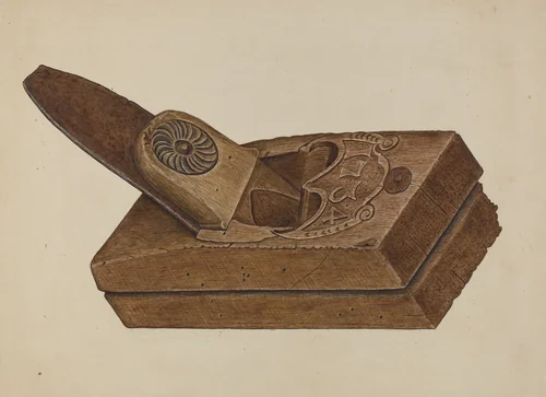 Plane by Frances Godfrey, index of american design, 1935-1942