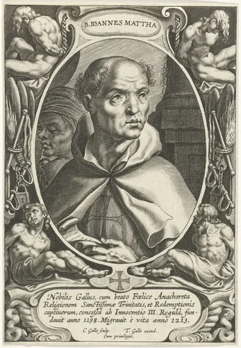 H. Johannes van Matha by Unknown, print, 1586-1633