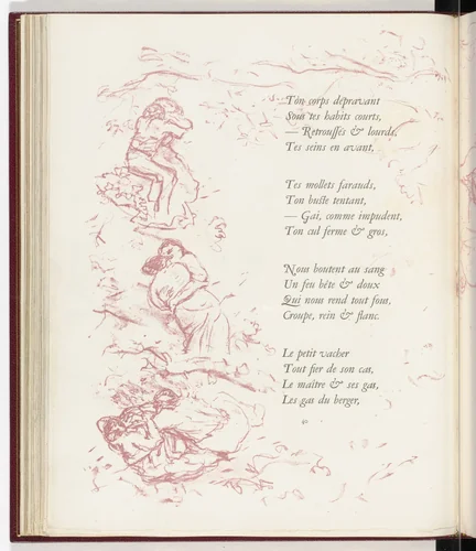 In-text plate (page 40) from Parallèlement (In Parallel) by Pierre Bonnard, illustrated book, 1900