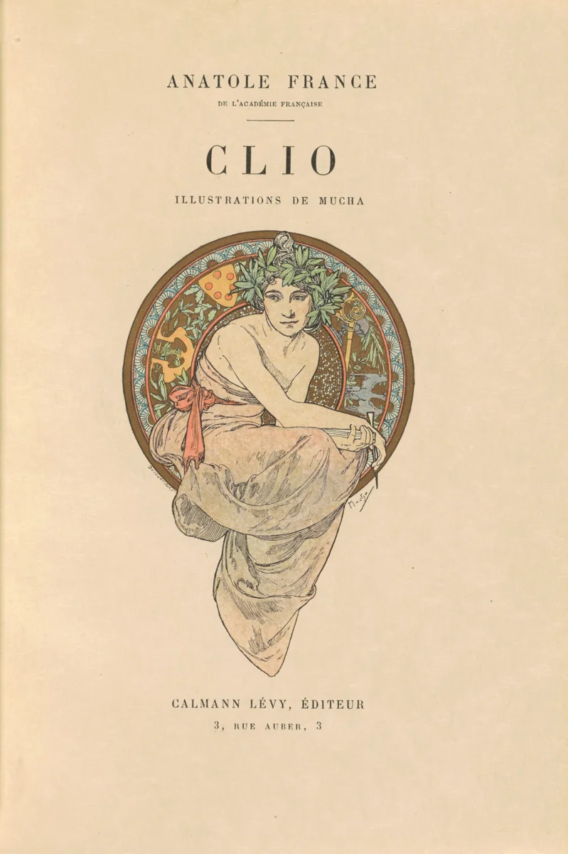 Clio by Alphonse Mucha, volume, 1900