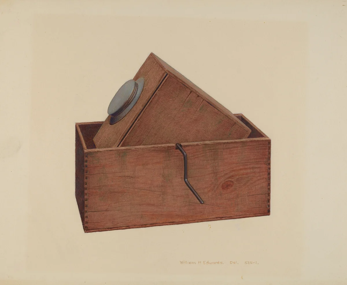 Ice Cream Freezer by William H. Edwards, index of american design, 1939