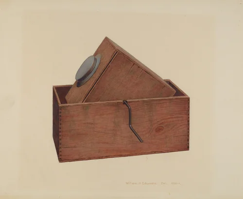 Ice Cream Freezer by William H. Edwards, index of american design, 1939