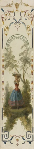 Horticulture by Nicolas Lancret, painting, 1718-1732