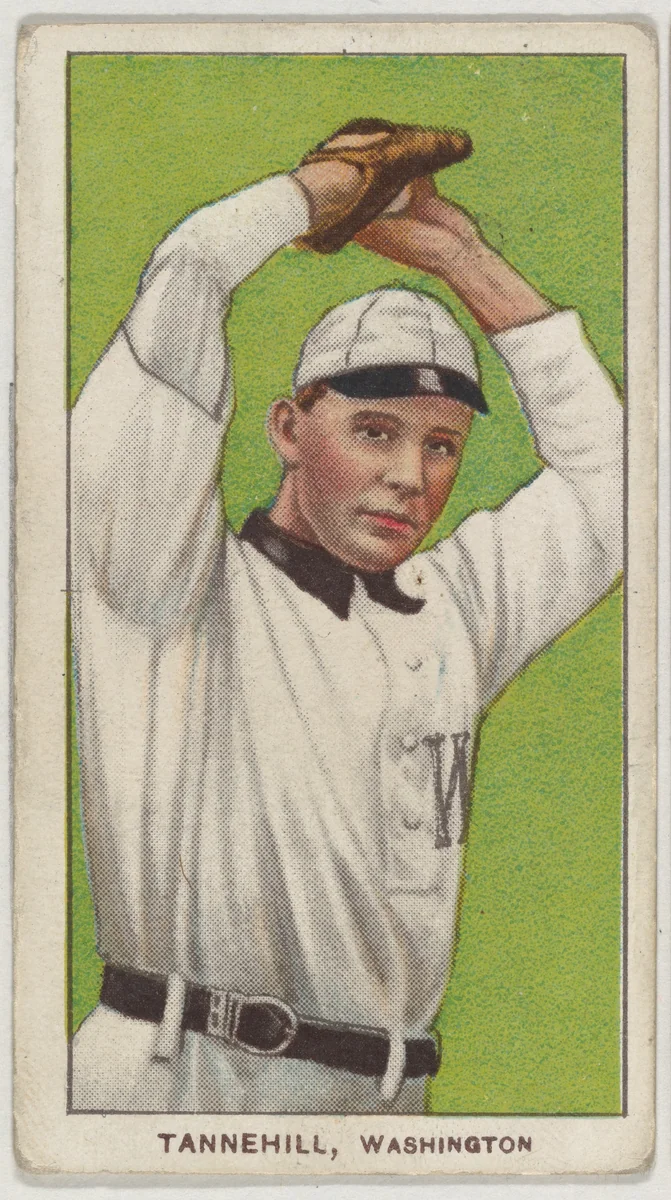 Tannehill, Washington, American League, from the White Border series (T206) for the American Tobacco Company by American Tobacco Company, print, 1909-1911