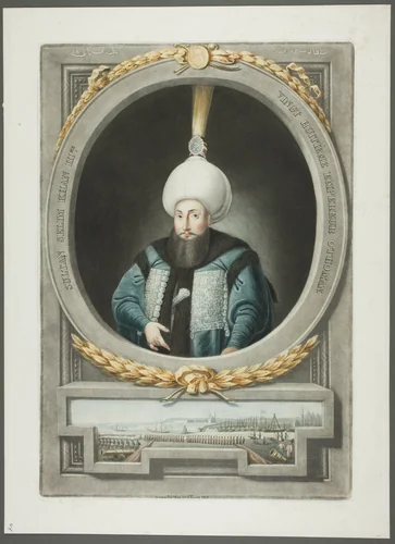 Selim Kahn III, from Portraits of the Emperors of Turkey by John Young, print, 1815