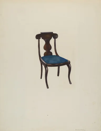 Side Chair by Herbert Frere, index of american design, 1941