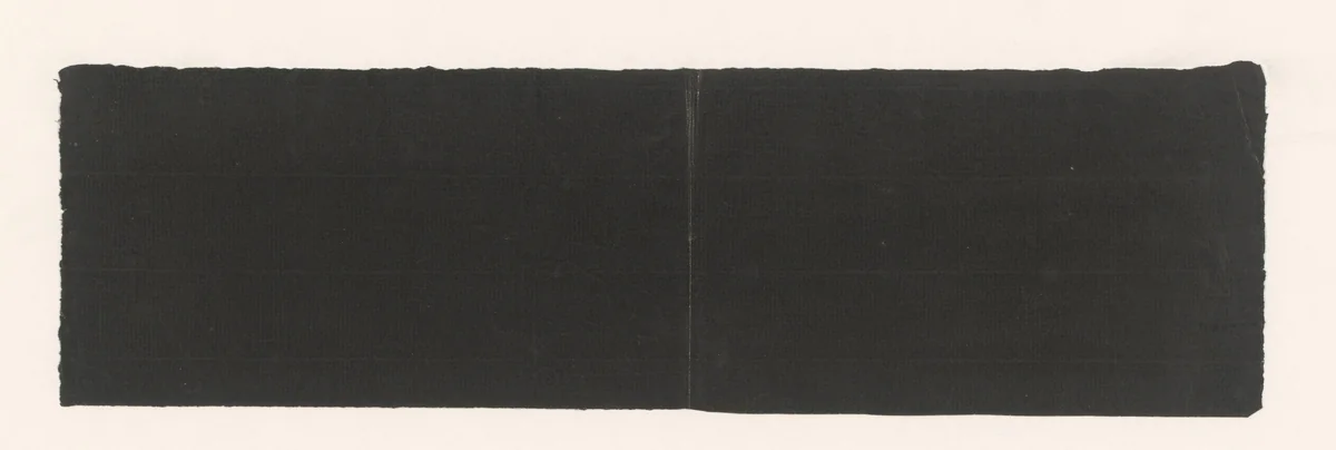 Effen zwart papier by anonymous, other, 1800-1900