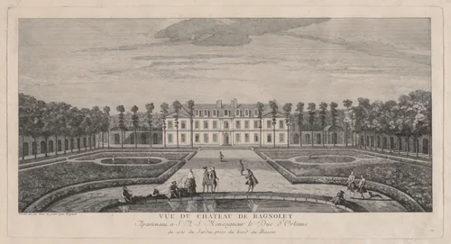 Chateau of Bagnolet by Jacques Rigaud, print, 1700-1754