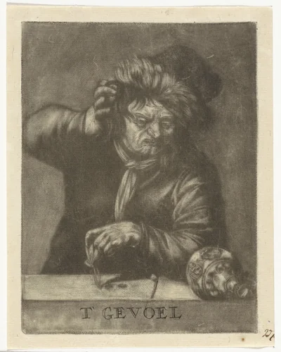 Gevoel by Pieter Pickaert, print, 1680-1715