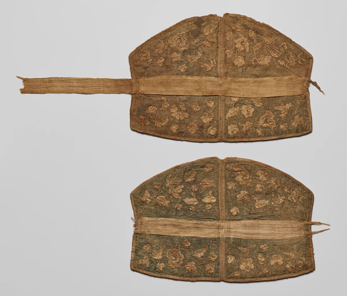 Pair of Headpieces by Unknown, textile, 907-1125