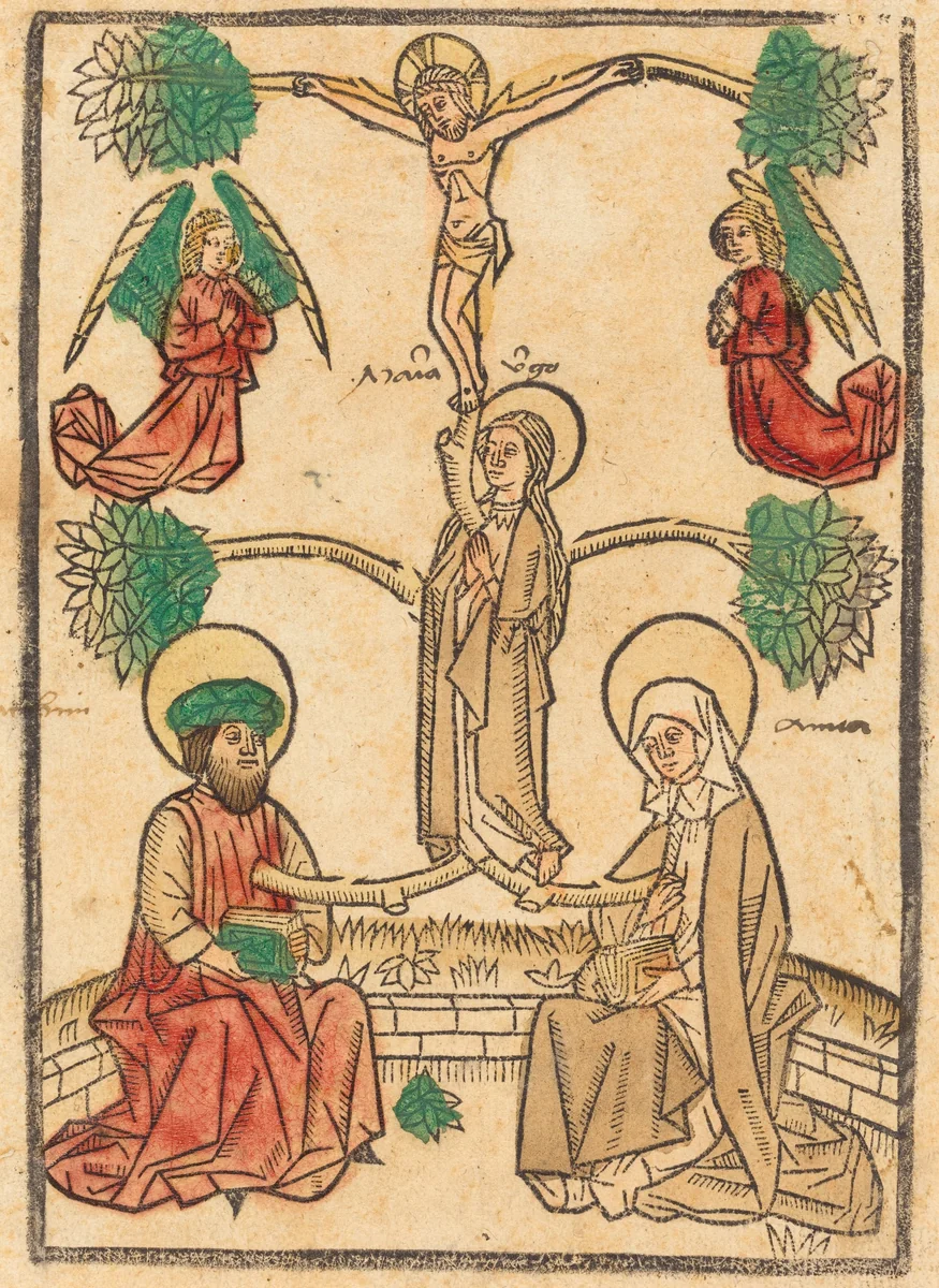 Genealogical Tree of Christ by German 15th Century, print, 1470