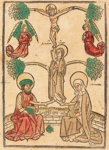 Genealogical Tree of Christ by German 15th Century, print, 1470