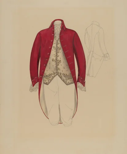 Man's Coat and Waistcoat by Melita Hofmann, index of american design, 1936