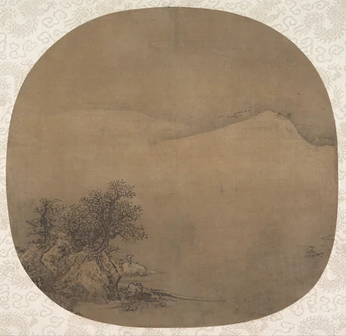 Waiting for the Ferry by Unidentified Artist, painting, 1200-1233