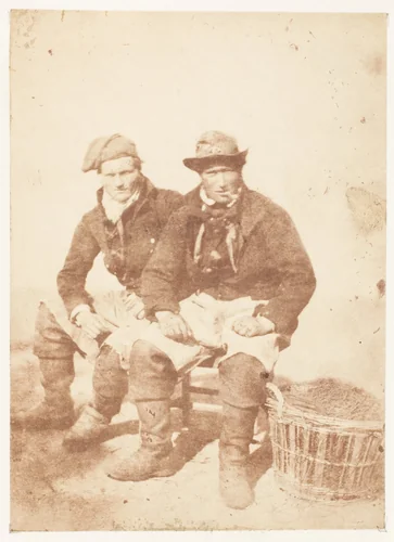 Newhaven Fishermen by Hill and Adamson, photograph, 1843-1847
