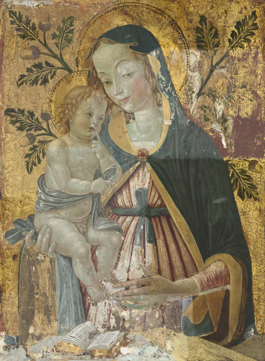 Virgin and Child by Fiorenzo di Lorenzo, painting, 1495-1505