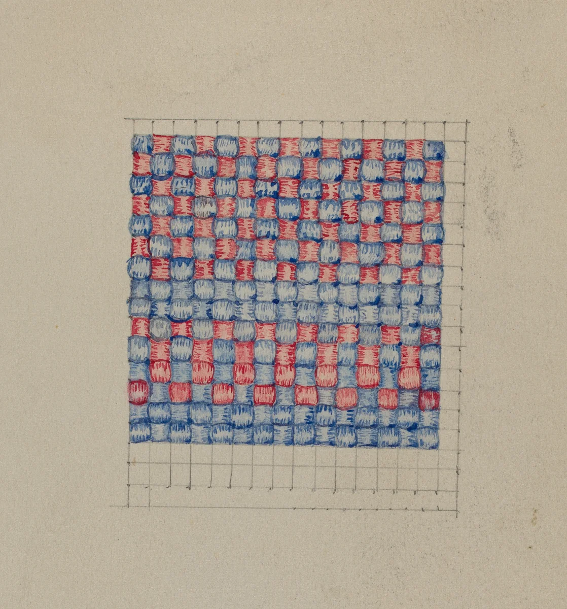 Textile by American 20th Century, index of american design, 1935-1942