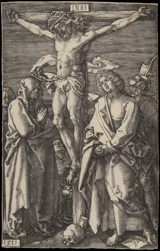 The Crucifixion, from "The Passion" by Albrecht Dürer, print, 1511