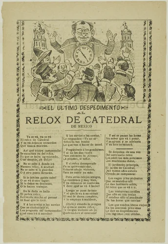 Relox Cathedral by José Guadalupe Posada, print, 1871-1913