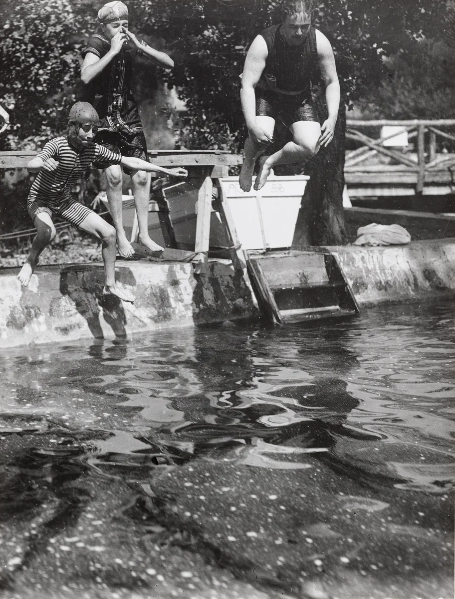 Andre, Renee and Jean Haguet, Château de Rouzat by Jacques-Henri Lartigue, photograph, 1910
