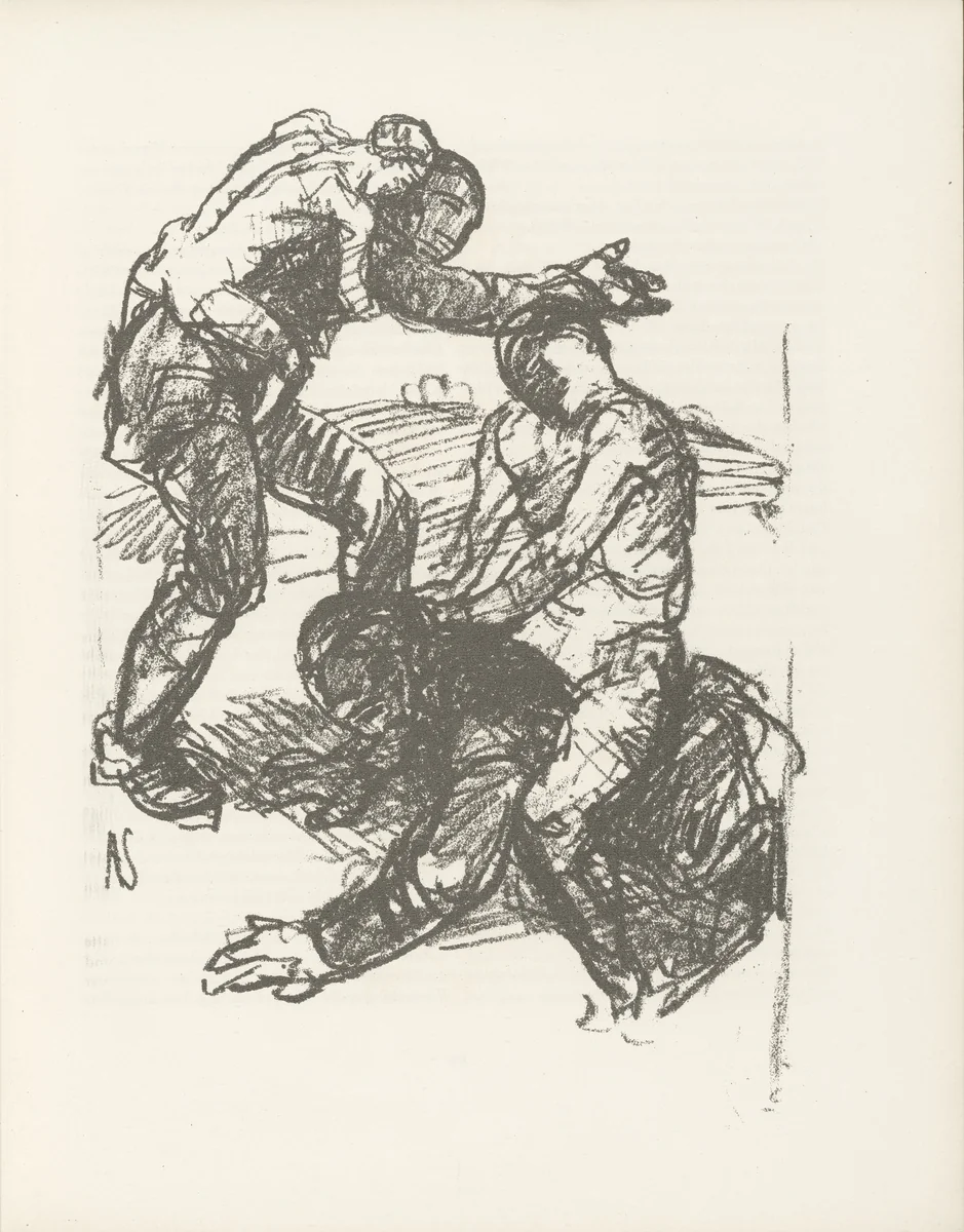 Untitled (plate, page 11) from the periodical Münchner Blätter für Dichtung und Graphik, vol. 1, no. 1 (January 1919) by Adolf Ferdinand Schinnerer, periodical, 1919