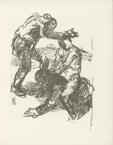 Untitled (plate, page 11) from the periodical Münchner Blätter für Dichtung und Graphik, vol. 1, no. 1 (January 1919) by Adolf Ferdinand Schinnerer, periodical, 1919