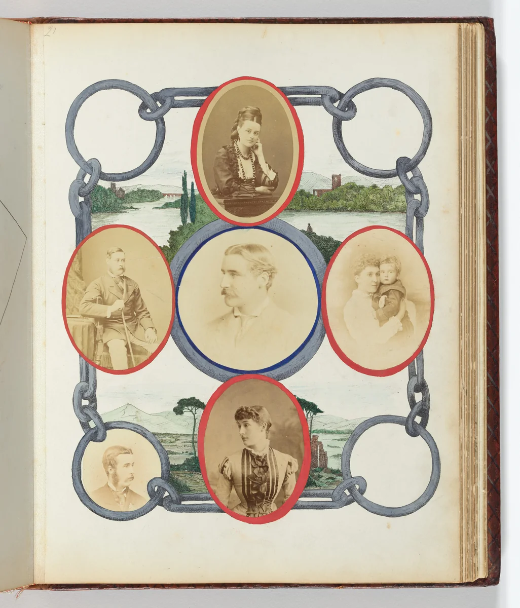 The Johnstone Album by Agnes Caroline Chamberlayne Johnstone, photograph, 1868