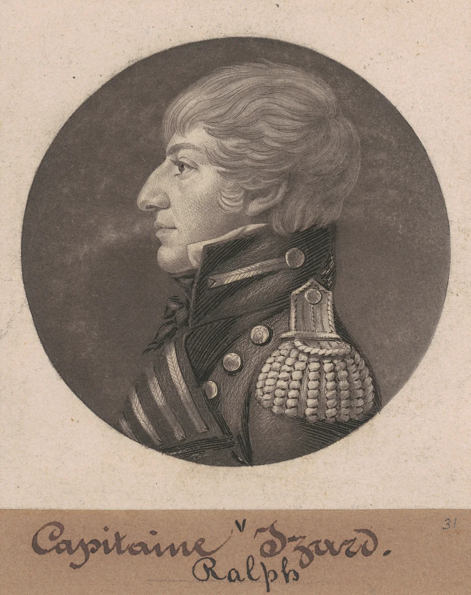 Ralph Izard II by Charles B. J. Févret de Saint-Mémin, print, 1805