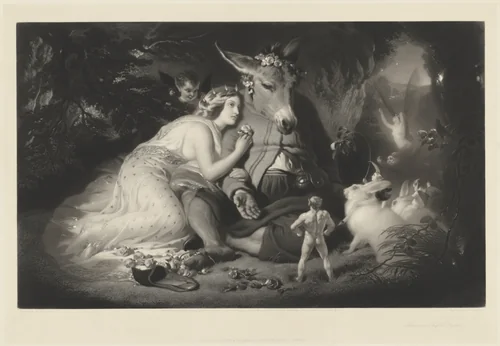 Midsummer Night's Dream by Samuel Cousins
Sir Edwin Landseer, print, 1856
