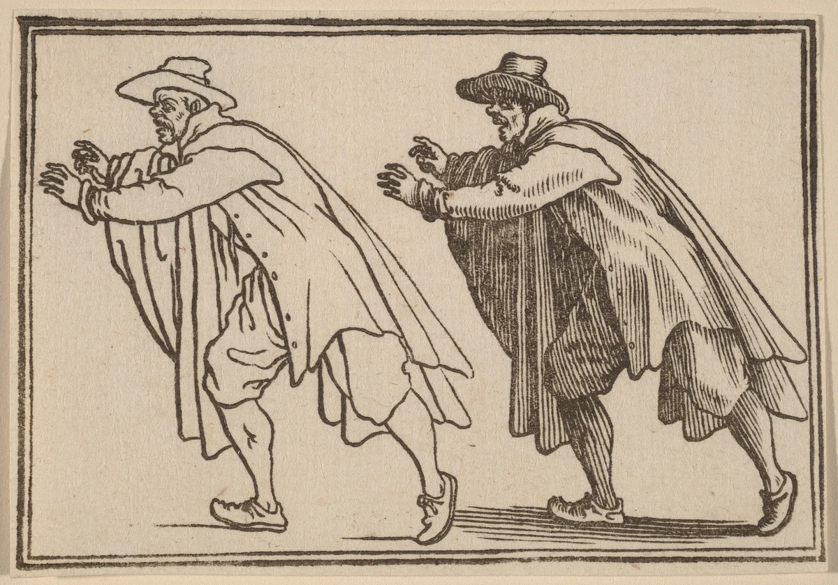 Man Moving Abruptly by Edouard Eckman
Jacques Callot, print, 1621