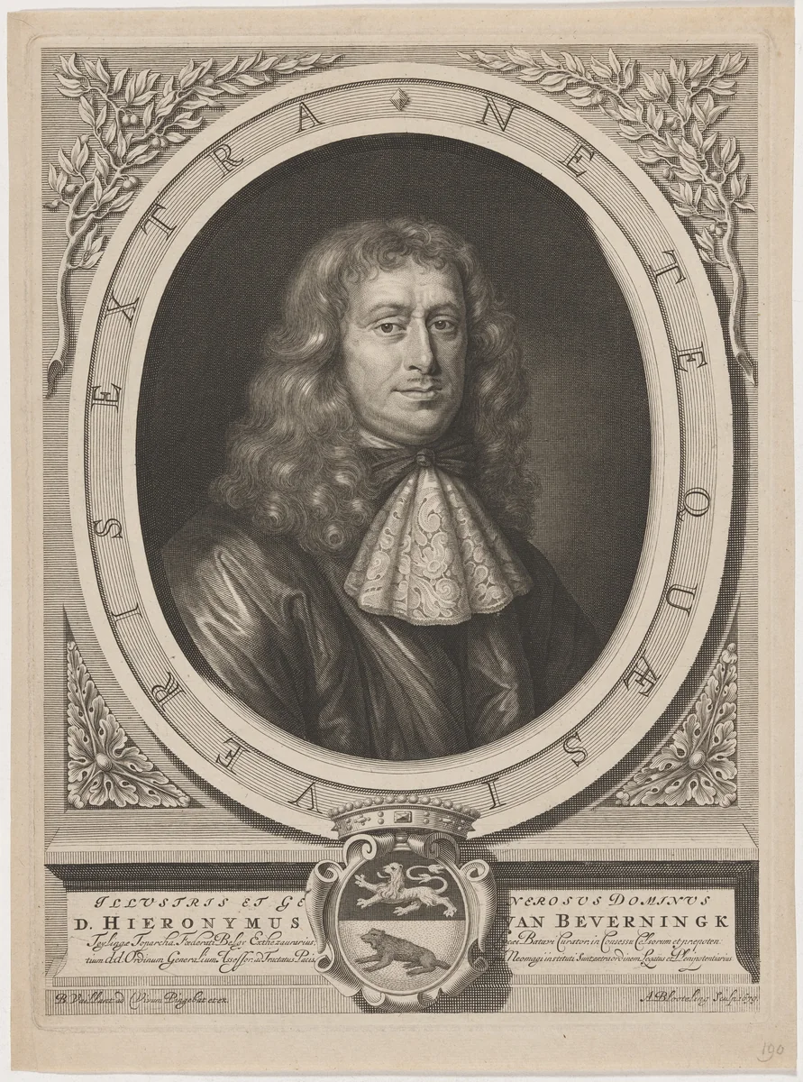Jerome van Beverningk by Abraham Blooteling
Bernard Vaillant, print, 1679