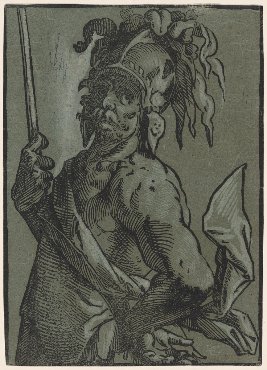 Mars by Hendrick Goltzius, print, 1588