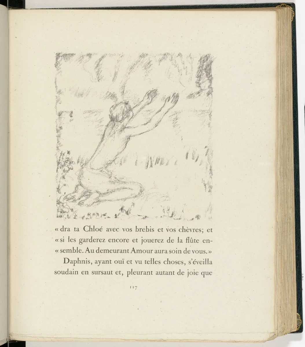 In-text plate (page 117) from Daphnis et Chloé by Pierre Bonnard, illustrated book, 1902
