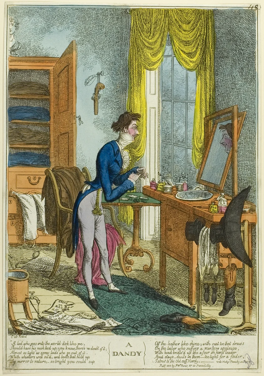 A Dandy by Charles Williams, print, 1818