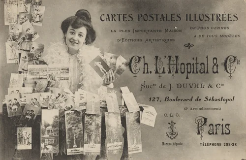 Cartes postales illustrées, Paris by Unidentified Photographer, photograph, 1900