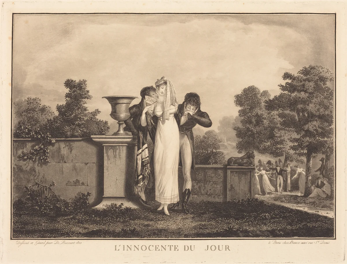 L'Innocente du Jour by Philibert Louis Debucourt, print, 1810